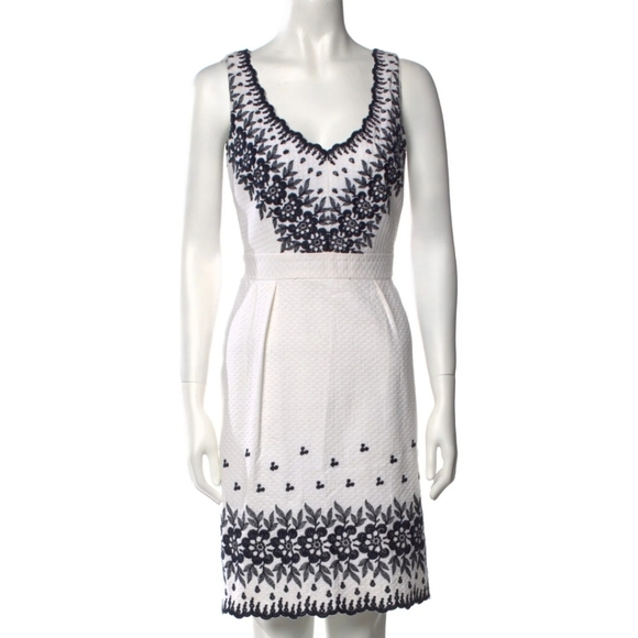 kate spade Dresses & Skirts - Kate Spade White and Black Midi Dress